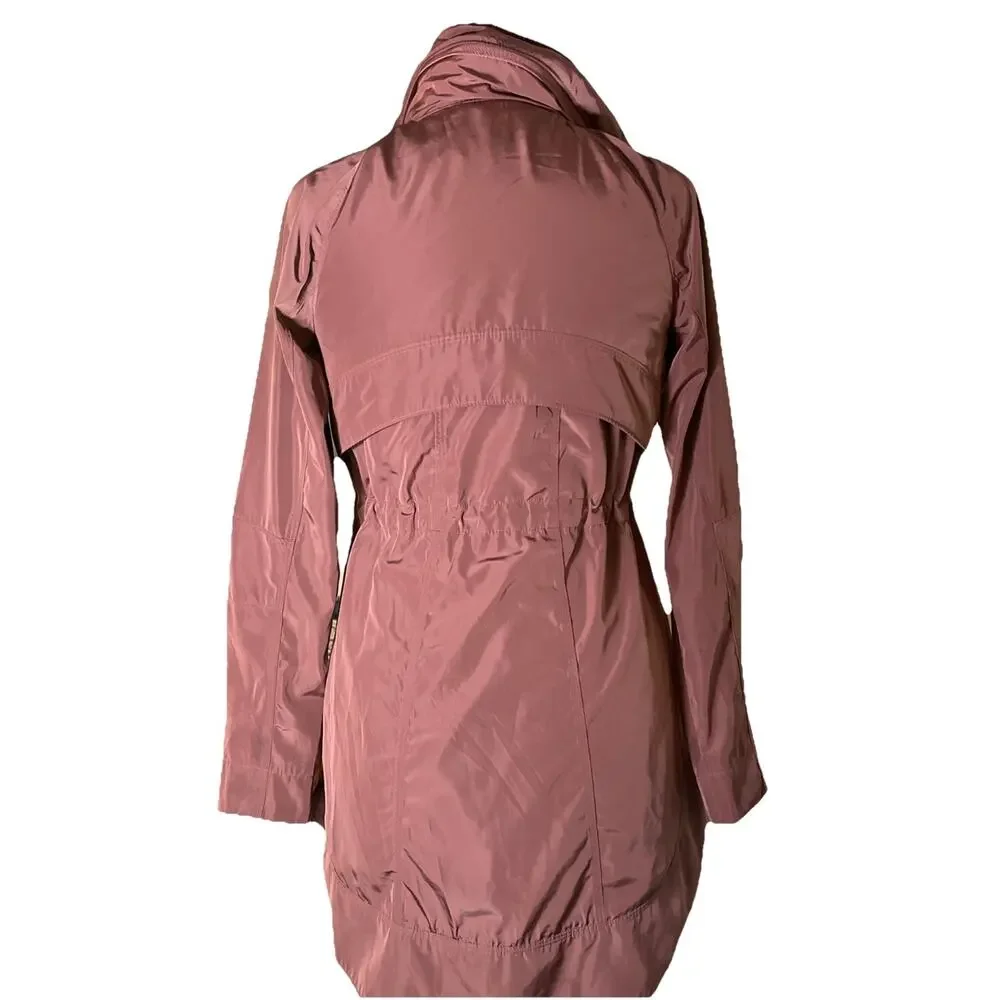 Athleta Drip Drop Jacket Size XXS Hearth Rose Coat Gym Rain Resistant Outdoor